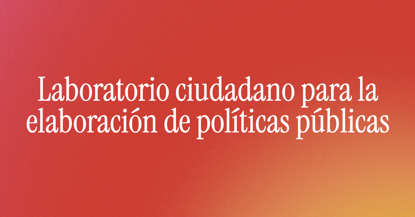 Imagen para los medios: Lab de políticas públicas